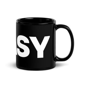 Black Glossy Mug